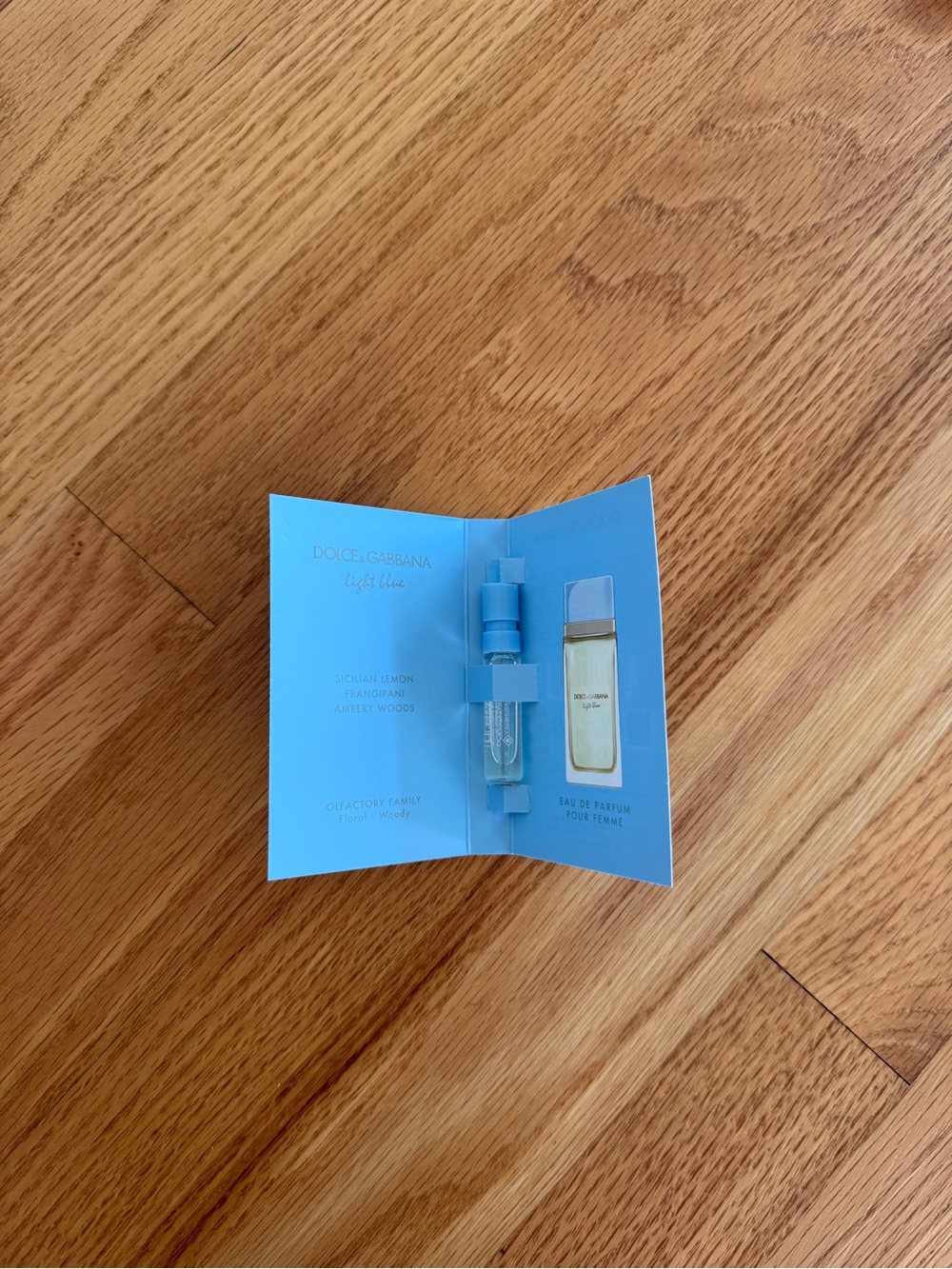 Dolce & gabbana light blue perfume travel size